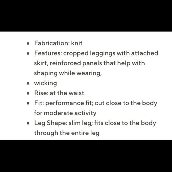 Zuda 2 In 1 Athletic Skirt Legging  Skirted Cropped Leggings Green 3X - Picture 12 of 12